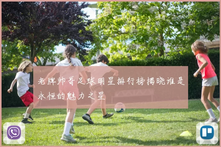 老牌帅哥足球明星排行榜揭晓谁是永恒的魅力之星