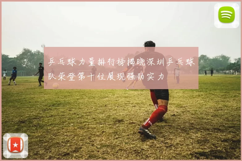 乒乓球力量排行榜揭晓深圳乒乓球队荣登第十位展现强劲实力