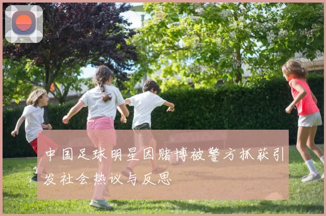 中国足球明星因赌博被警方抓获引发社会热议与反思